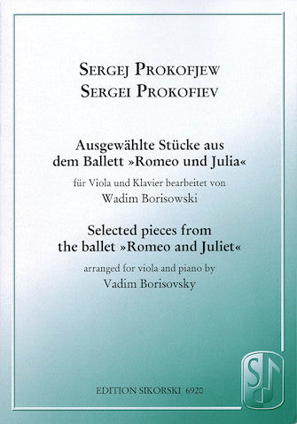 Prokofiev 8 Pieces from Romeo and Juliet for Viola and Piano