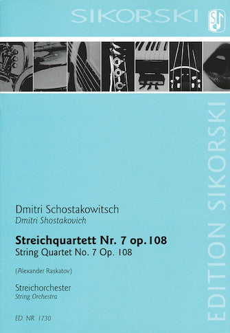 String Quartet No.7 Op.108 Score