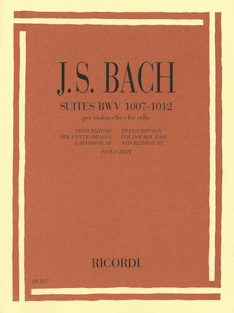 Bach Suites BWV 1007-1012 for Double Bass (Transcription of Cello Suites)