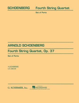 Schoenberg String Quartet No. 4 - Parts