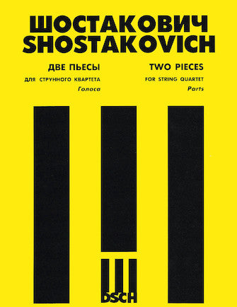 Shostakovich 2 Pieces for String Quartet Parts