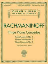 Rachmaninoff - Three Piano Concertos - Concerto Nos. 1, 2, 3 - 2 Pianos/4 Hands