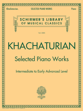 Khachaturian - Selected Piano Works - Schirmer Library