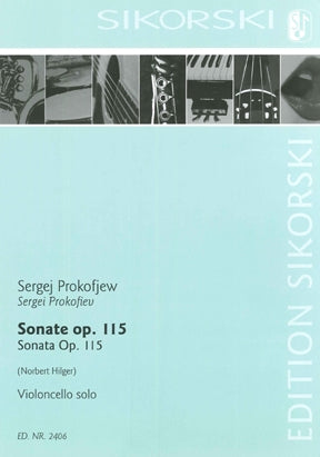 Prokofiev: Sonata For Cello Solo In D-major (arr. Of Violin Sonata in D-major Op. 115)