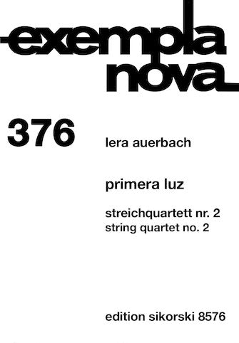 Auerbach - String Quaret No. 2 Score And Parts
