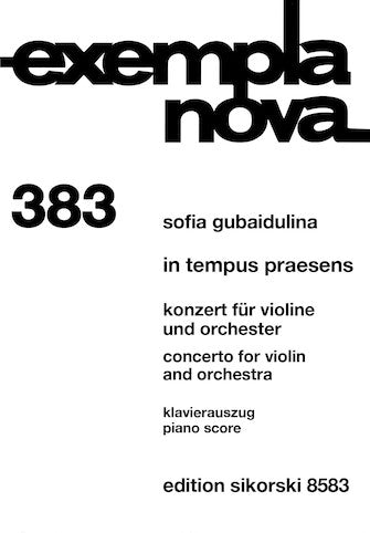 Gubaidulina In Tempus Praesens Violin and Piano Reduction