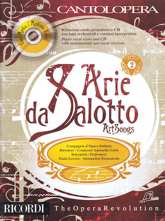 Art Songs - Cantolopera Series Vol. 2 Med Voice