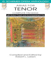 Arias for Tenor - Complete Package: Book/diction Coach/accompaniment Cds