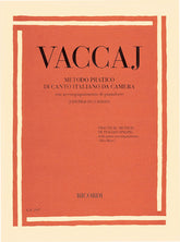 Vaccai Practical Method Of Italian Singing W/piano Accompaniment Alto/bass