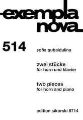 Gubaidulina 2 Pieces for Horn and Piano
