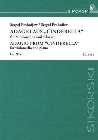 Prokofiev Adagio from Cinderella for Cello and Piano Op. 97a