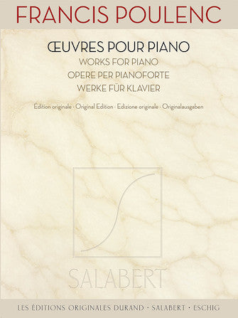 Poulenc Works for Piano