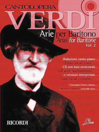 Verdi Arias for Baritone Volume 2
