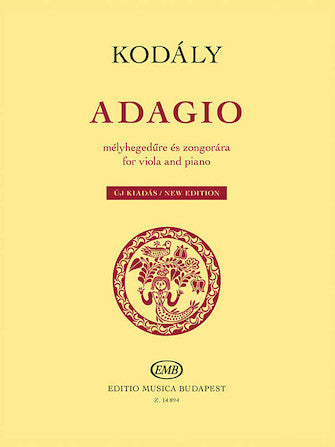 Kodaly Adagio for Viola and Piano - New Edition