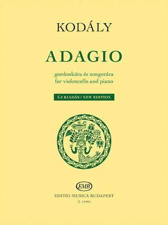 Kodaly Adagio for Violoncello and Piano - New Edition