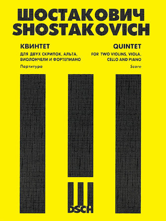 Shostakovich: Piano Quintet, Op. 57 (Score & Parts)
