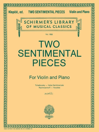 Two Sentimental Pieces Violin and Piano
