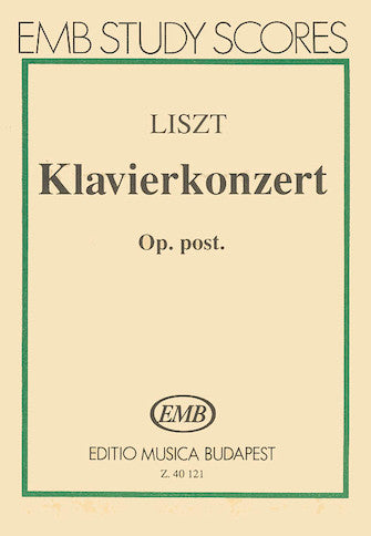 Liszt Concerto for Piano and Orchestra in E Flat Major, Op. Posthumous