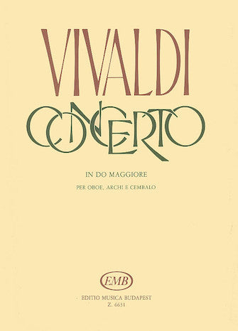 Vivaldi Concerto in C Major for Oboe, Strings, and Continuo, RV 451