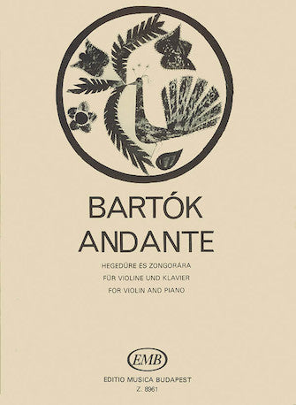 Bartok Andante Violin and Piano