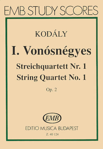 KODALY String Quartet no. 1