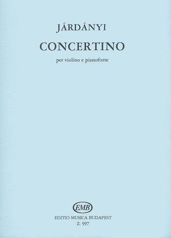 Járdányi Concertino Violin and Piano