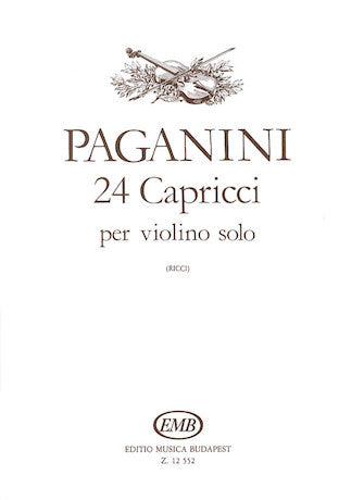 Paganini Twenty-Four Capricci, Op. 1