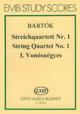 Bartók String Quartet No. 1, Op. 2 Study Score