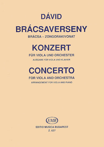 David Concerto for Viola and Orchestra