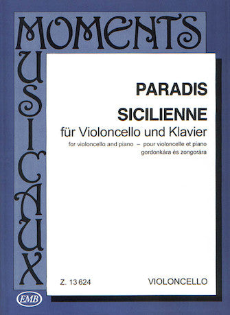 Paradis Sicilienne Cello and Piano