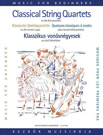 Classical Quartet Music for Beginners (First Position)