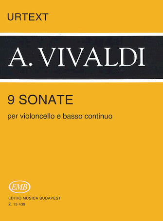 Nine Sonatas for Violoncello and Basso Continuo, RV 39-47