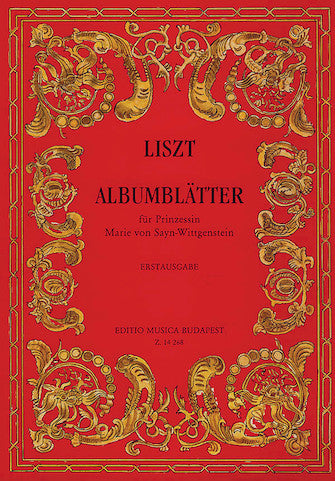 Liszt Album Leaves Albumblatte