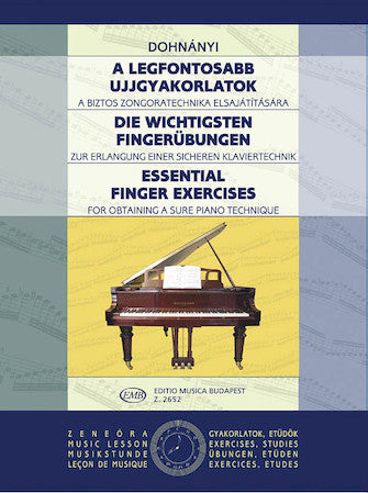 Dohnányi Essential Finger Exercises Piano