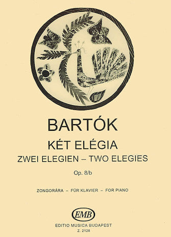 Bartok 2 Elegies Op.8/b Piano