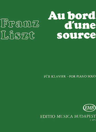 Liszt Au Bord d'une Source for Piano
