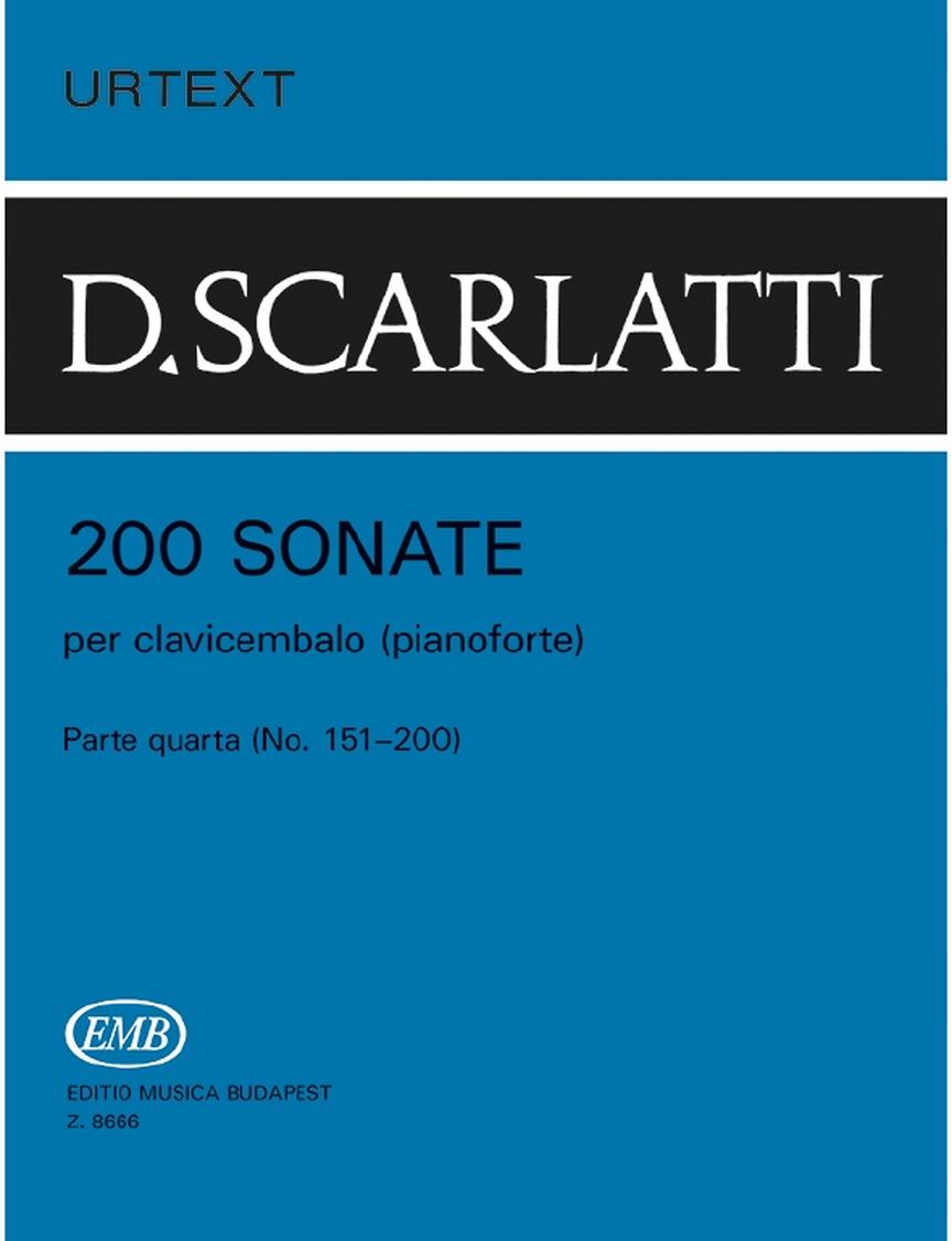 Scarlatti Two Hundred Sonatas - Volume 4