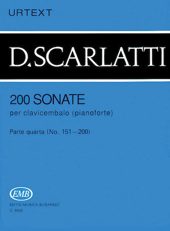 Scarlatti Two Hundred Sonatas - Volume 4