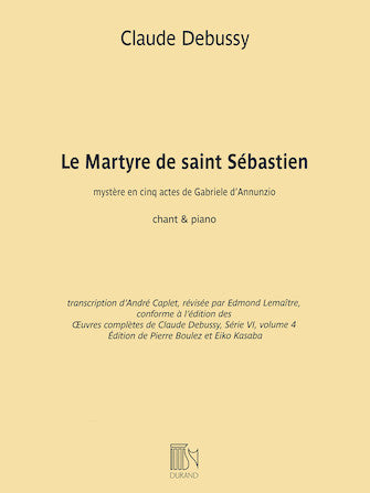 Debussy Martyre Mini Score