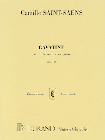 Saint-Saens Cavatine, Op. 144 (Cavatina) for Trombone and Piano