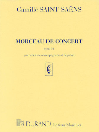 Saint-Saens Morceau de Concert, Op. 94 (French horn and piano)