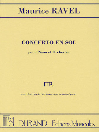 Ravel Concerto en Sol (in G) for Piano and Orchestra