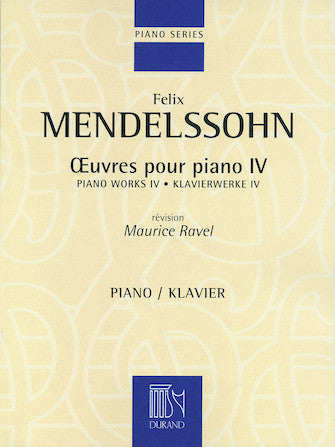 Piano Works IV