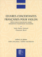 French Violin Concertante Works