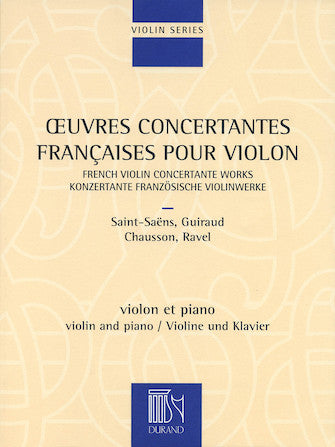 French Violin Concertante Works