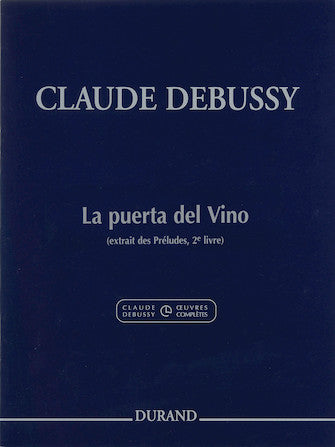 Debussy La puerta del Vino from Prèludes, Book 2