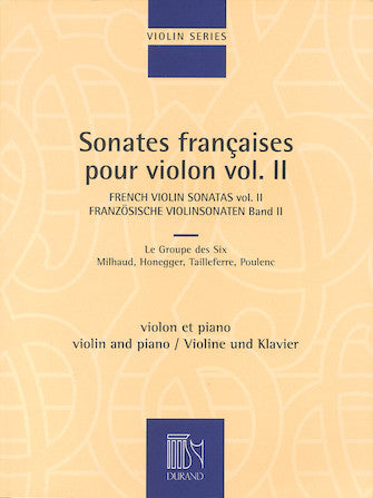 French Violin Sonatas Volume  2 - Sonates Francaises For Violin Volume 2