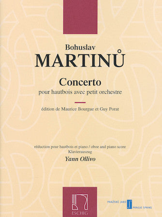 Martinu Concerto for Oboe and Small Orchestra