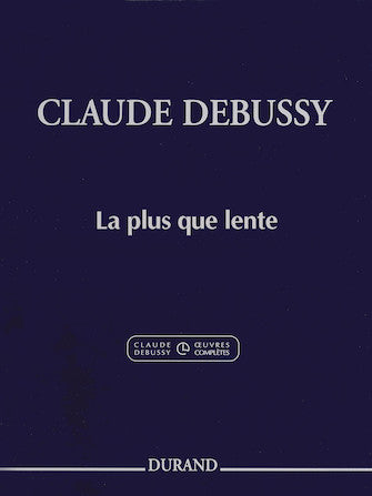 Debussy Plus Que Lente Piano Solo From Oeuvres Completes