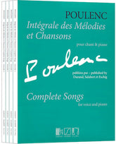 Poulenc Complete Songs Complete Set Vols. 1-4 (Original Keys)